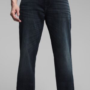 Men Bootcut High-Rise Light Fade Stretch Jeans