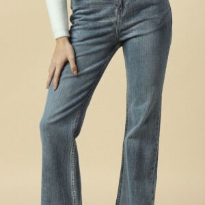 Woman Relaxed Fit Pure Cotton Heavy Fade Jeans