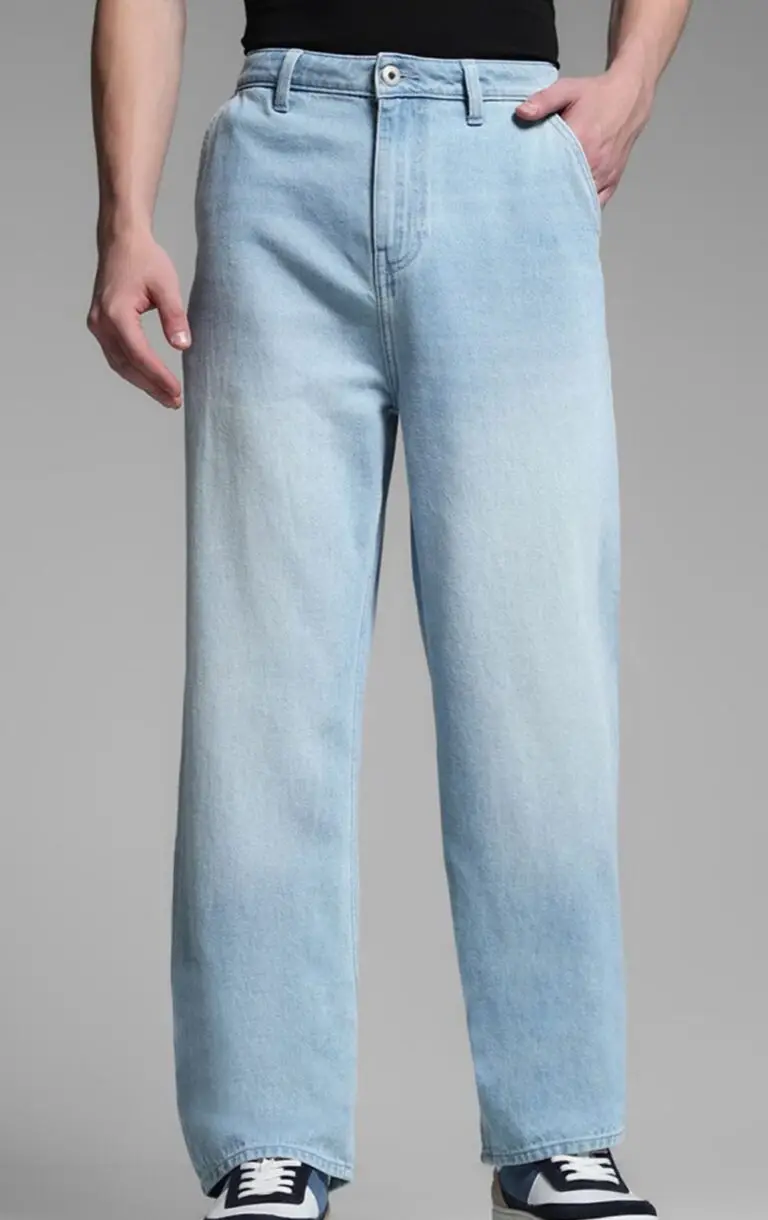 Men Wide Leg Jeans