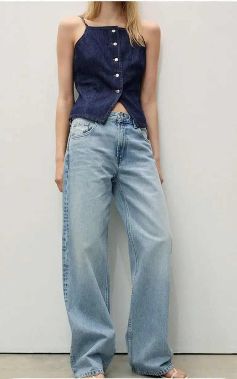 Women Mide-Rise Fit Jeans